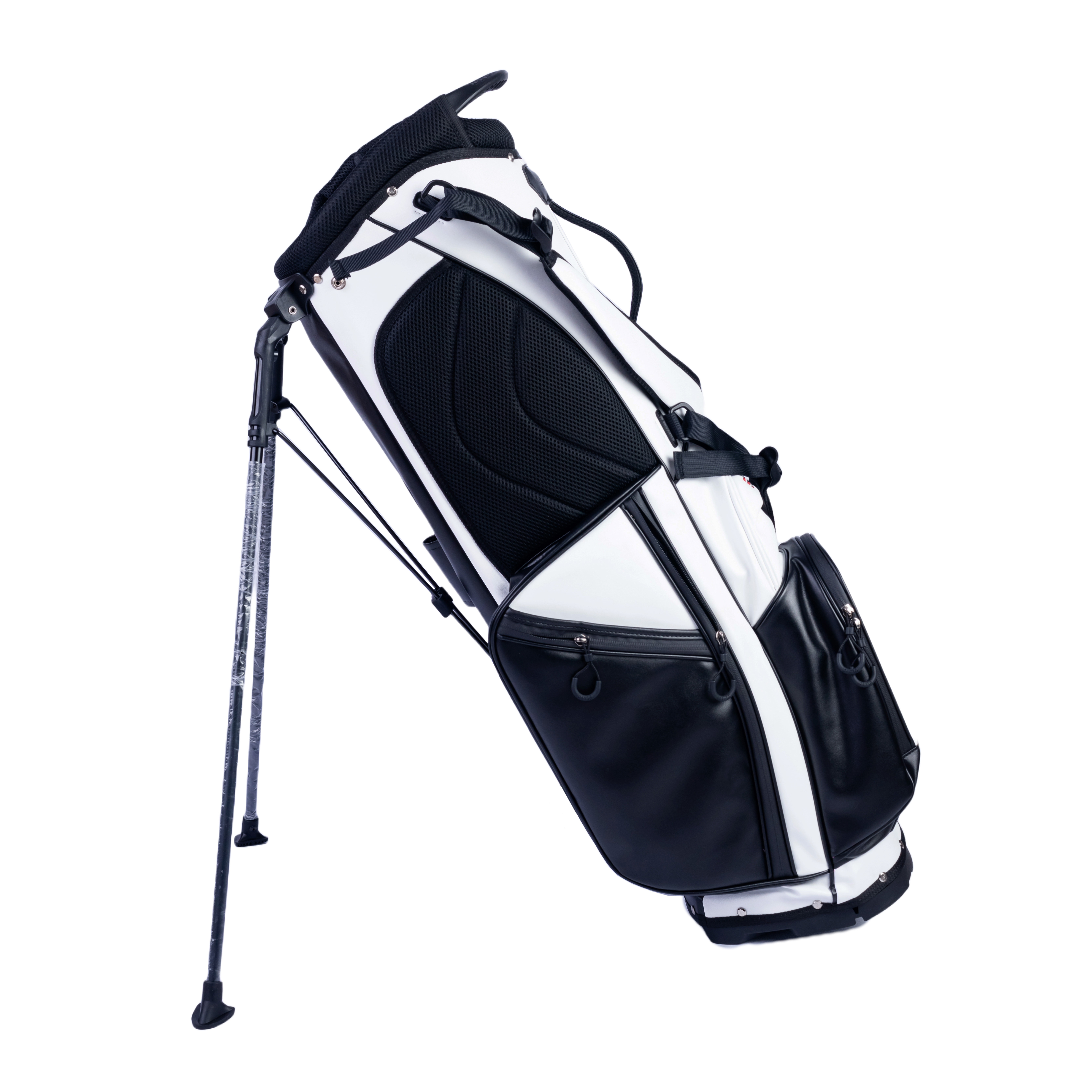 ARA Golf Carcrain Golf Bag Black & White